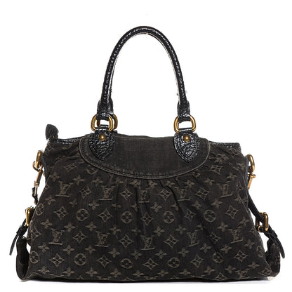 Louis Vuitton Denim Neo Cabby MM Black 1 of 7