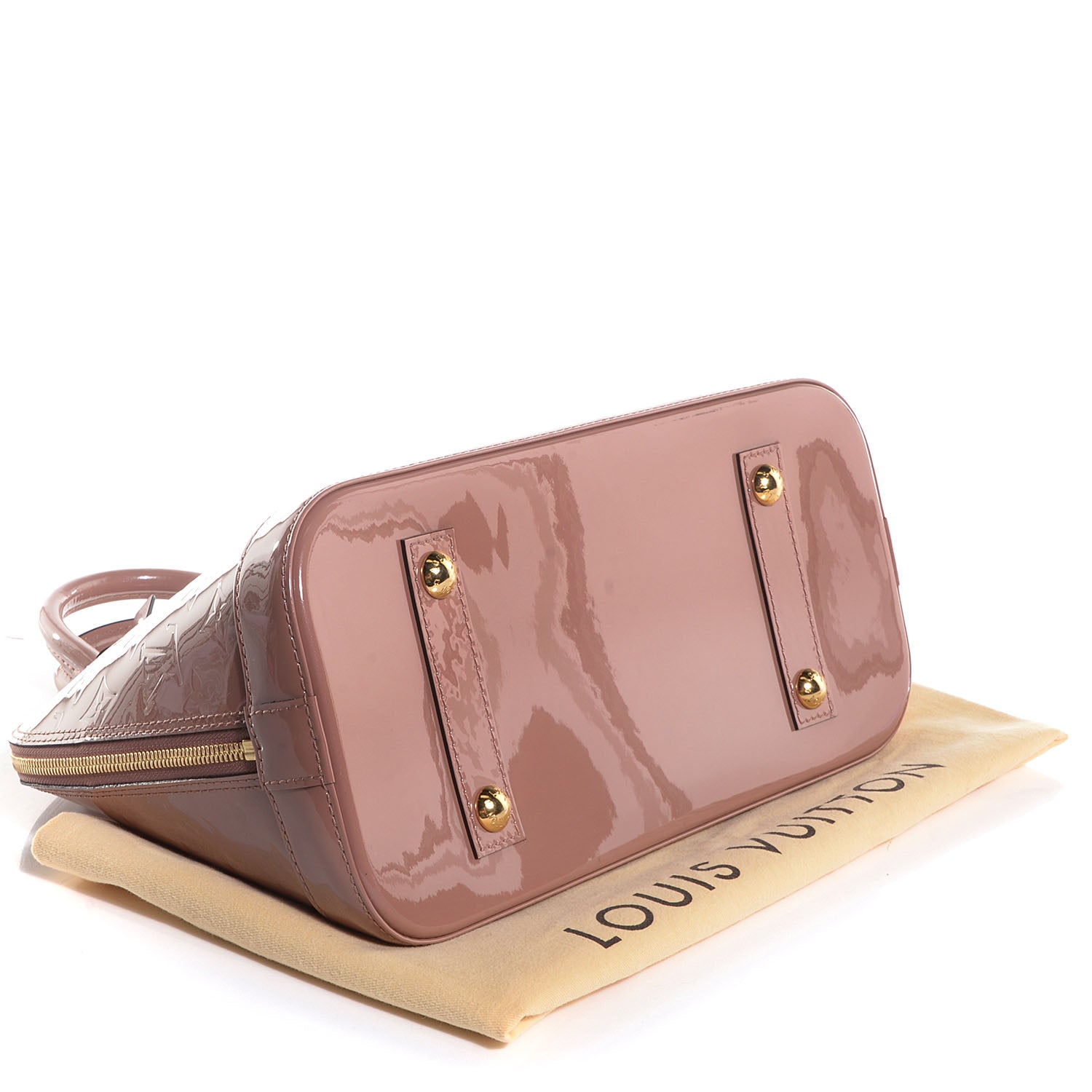 Louis Vuitton Vernis Alma PM Rose Velours 4 of 7