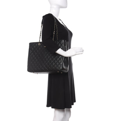 Chanel Caviar Quilted Large Shopping Tote Black 2 of 10