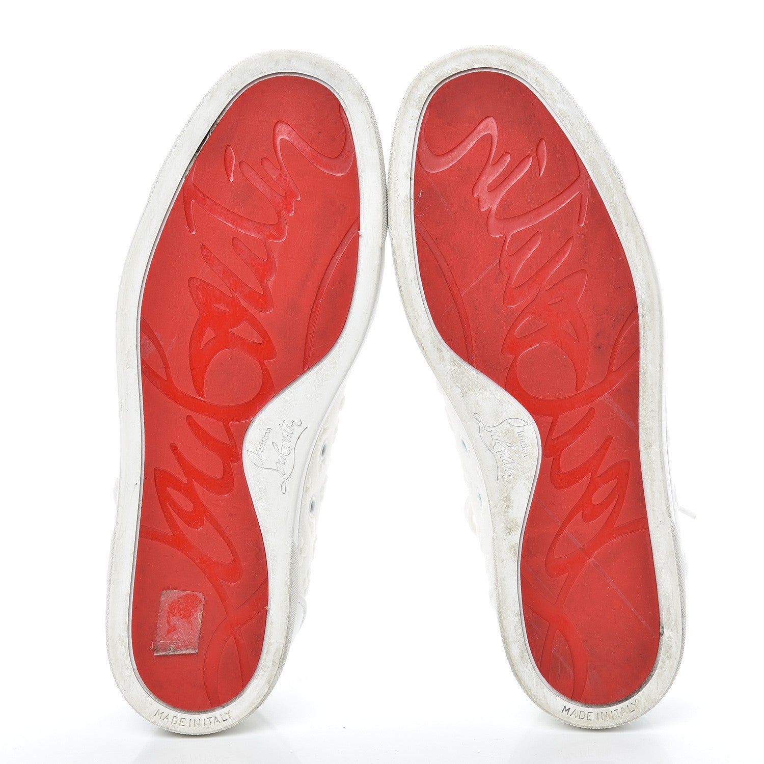 Christian Louboutin Calfskin Womens Rantulow Orlato Flat Sneakers 37 Latte 5 of 15