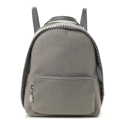 Stella McCartney Shaggy Deer Mini Falabella Backpack Light Grey 1 of 10