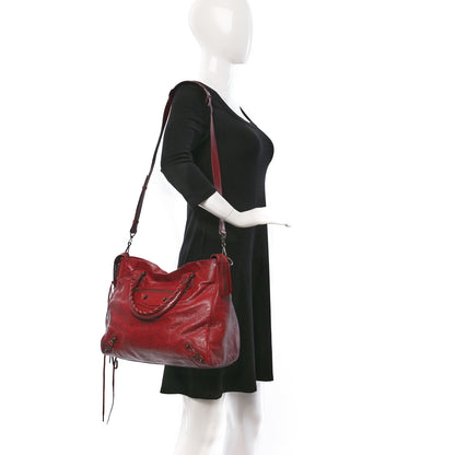 Balenciaga Agneau Classic Hardware Velo Rouge Cerise 2 of 14