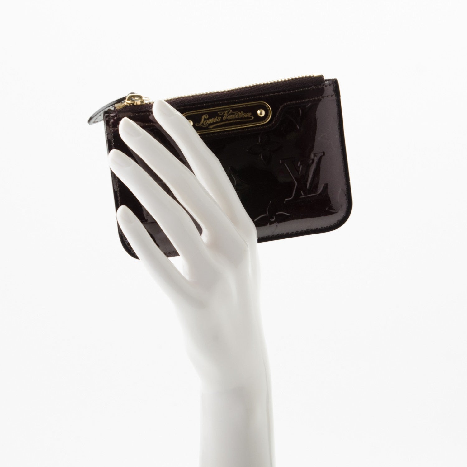 Louis Vuitton Vernis Key Pouch Amarante 2 of 6
