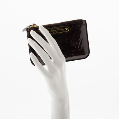 Louis Vuitton Vernis Key Pouch Amarante 2 of 6