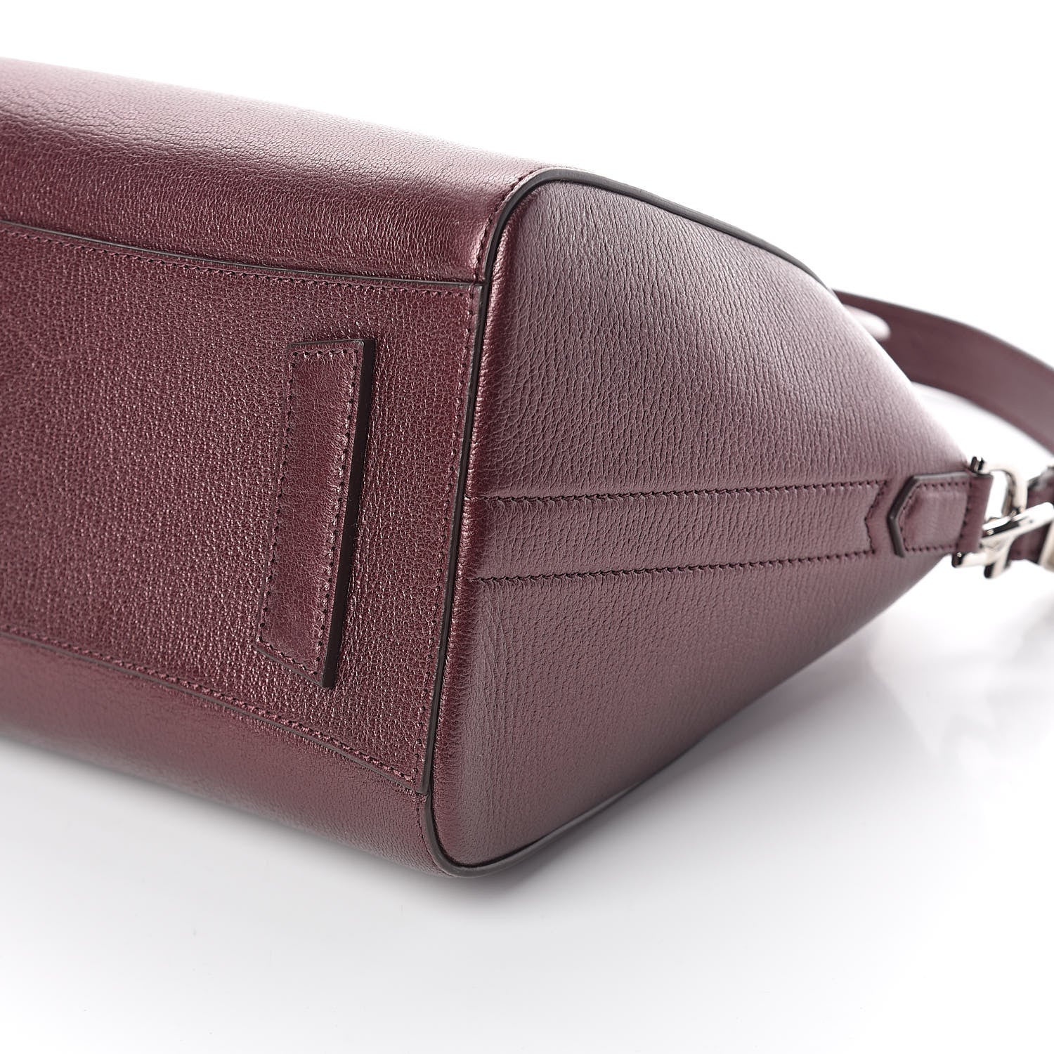 Givenchy Metallic Sugar Goatskin Small Antigona Oxblood 9 of 9