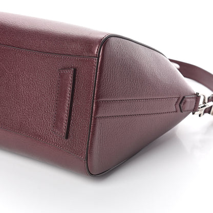 Givenchy Metallic Sugar Goatskin Small Antigona Oxblood 9 of 9