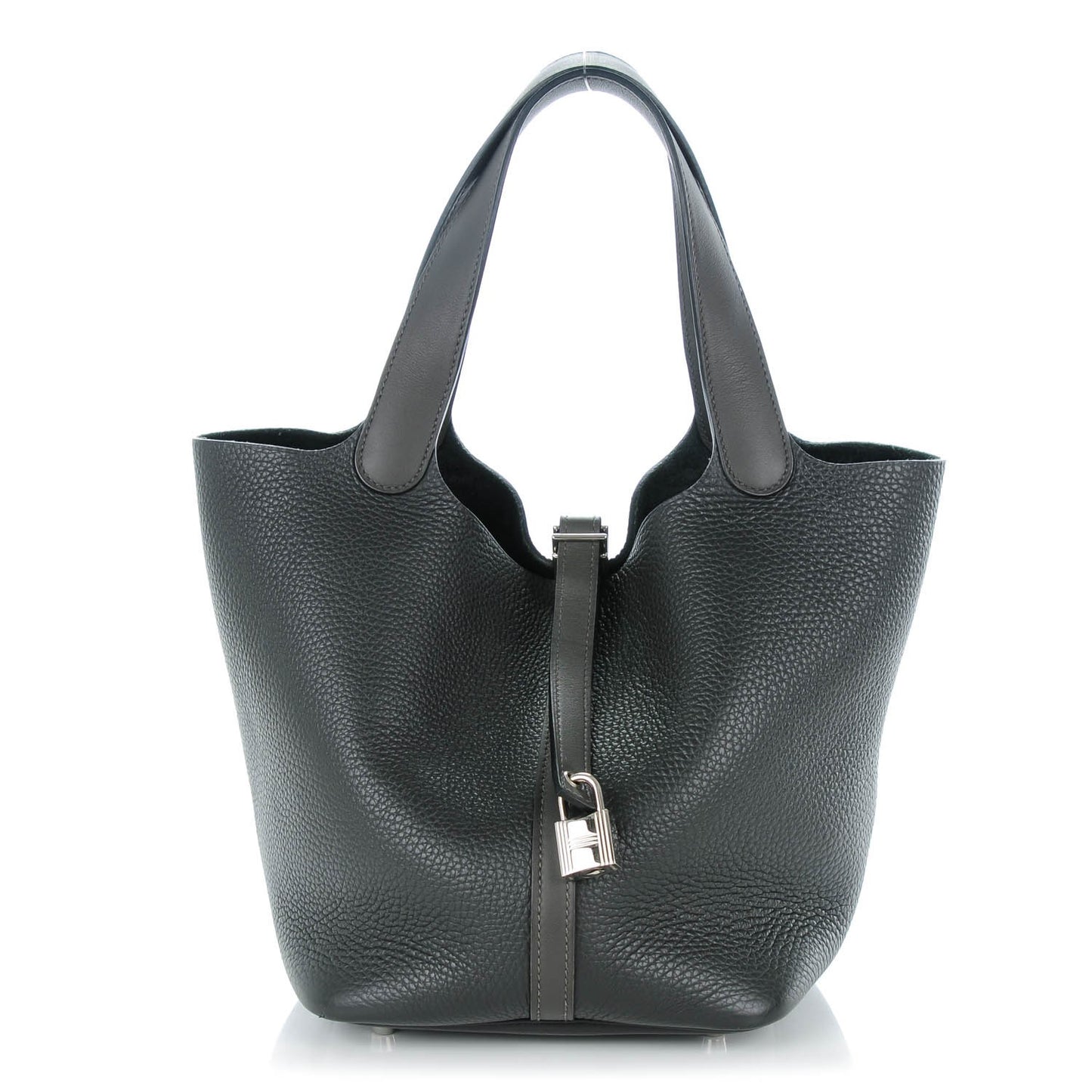 Taurillon Clemence Swift Bi-Color Picotin 22 MM Plomb Graphite