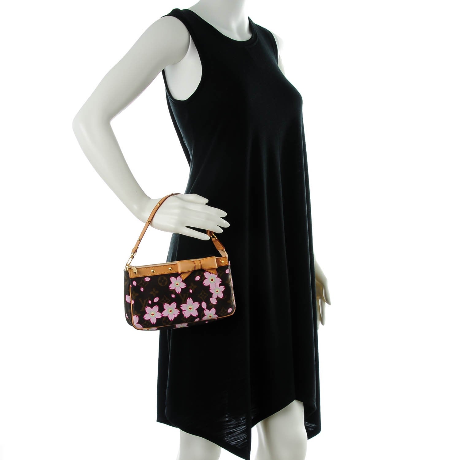 Louis Vuitton Monogram Cherry Blossom Pochette Accessories Brown 2 of 7