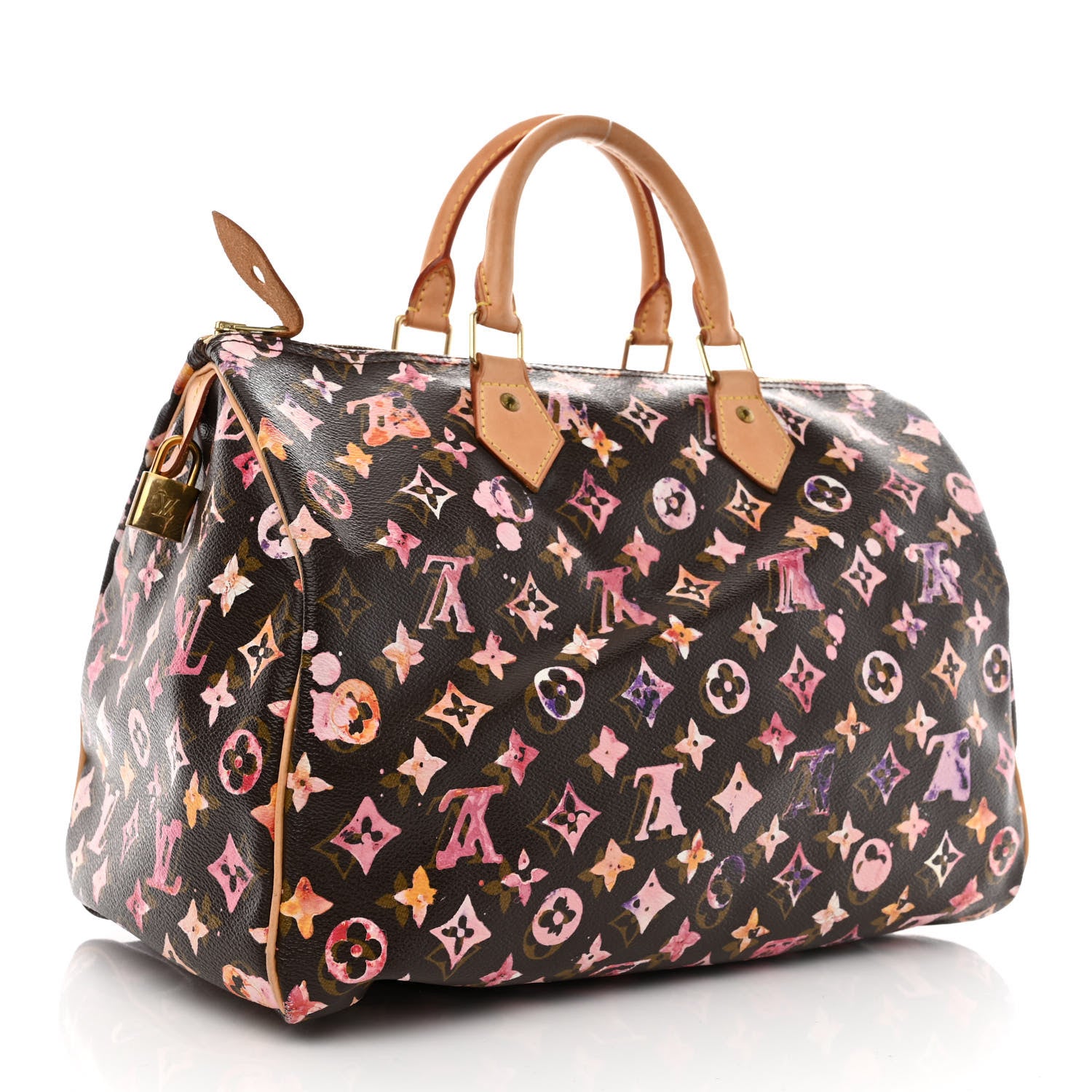 Louis Vuitton Watercolor Aquarelle Speedy 35 Brown 3 of 11