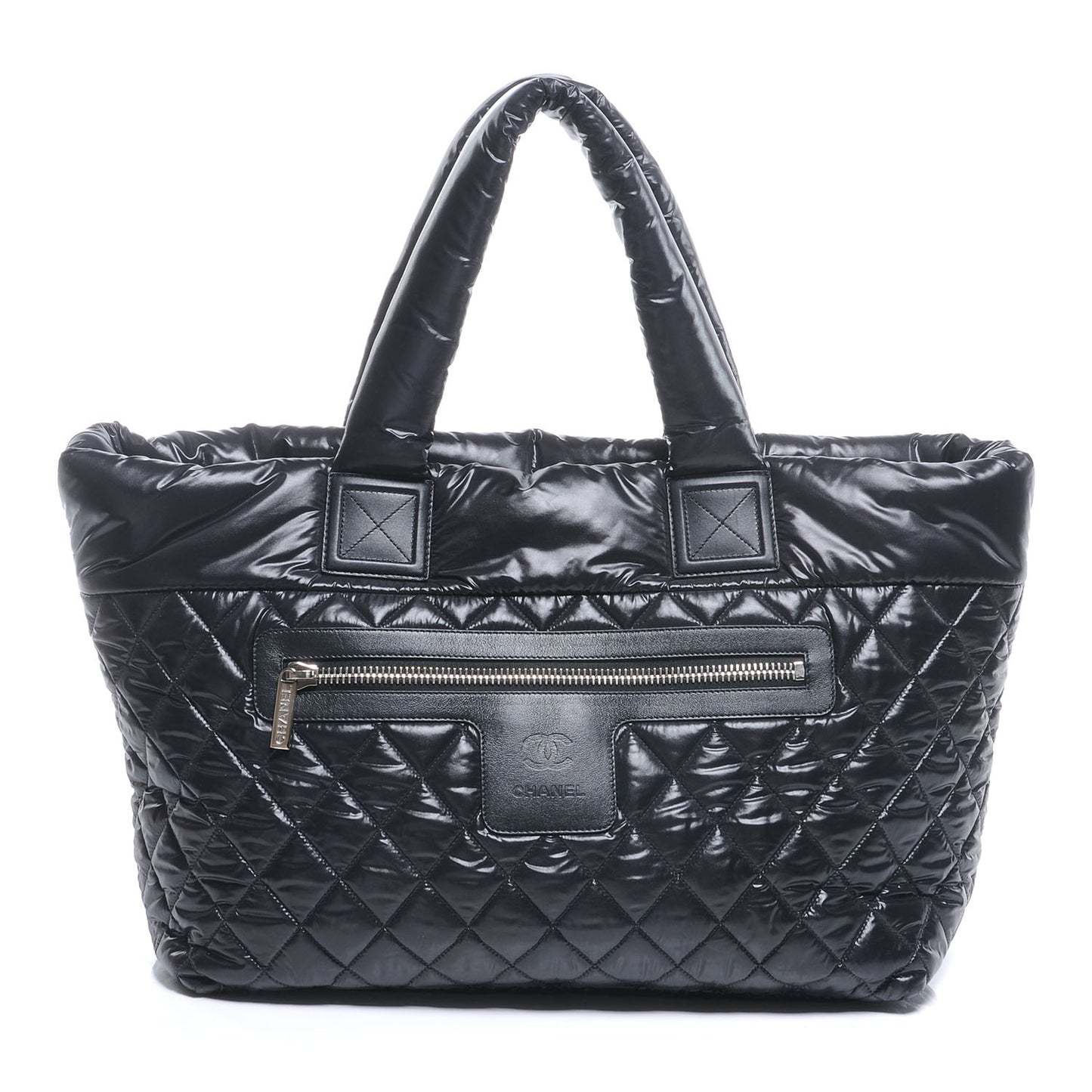 Nylon Coco Cocoon Large Tote Black