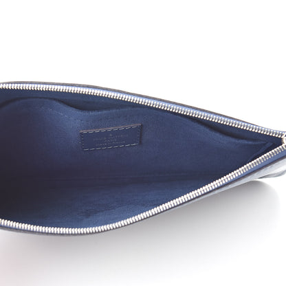Louis Vuitton Epi Neverfull Pochette MM GM Indigo 5 of 7
