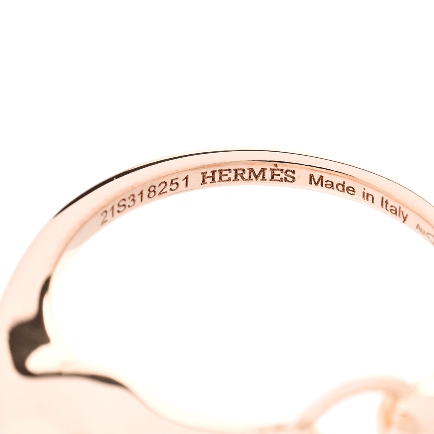 18K Rose Gold Diamond TPM Galop Ring 50 5.25