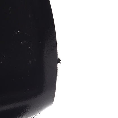 Saint Laurent Shiny Eel Billy 140 Platform Boots 38 Black 8 of 9