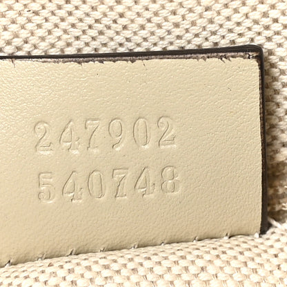 Gucci Monogram Margaux Calfskin Medium Sukey Top Handle Bag Beige Ebony Mystic White 7 of 10