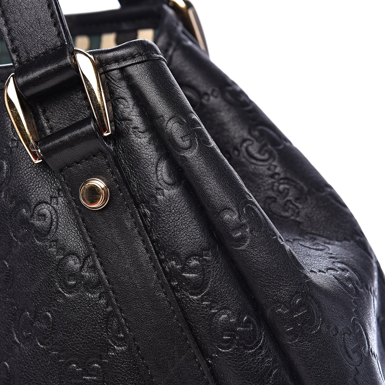 Gucci Guccissima Medium Abbey Shoulder Bag Black 13 of 16