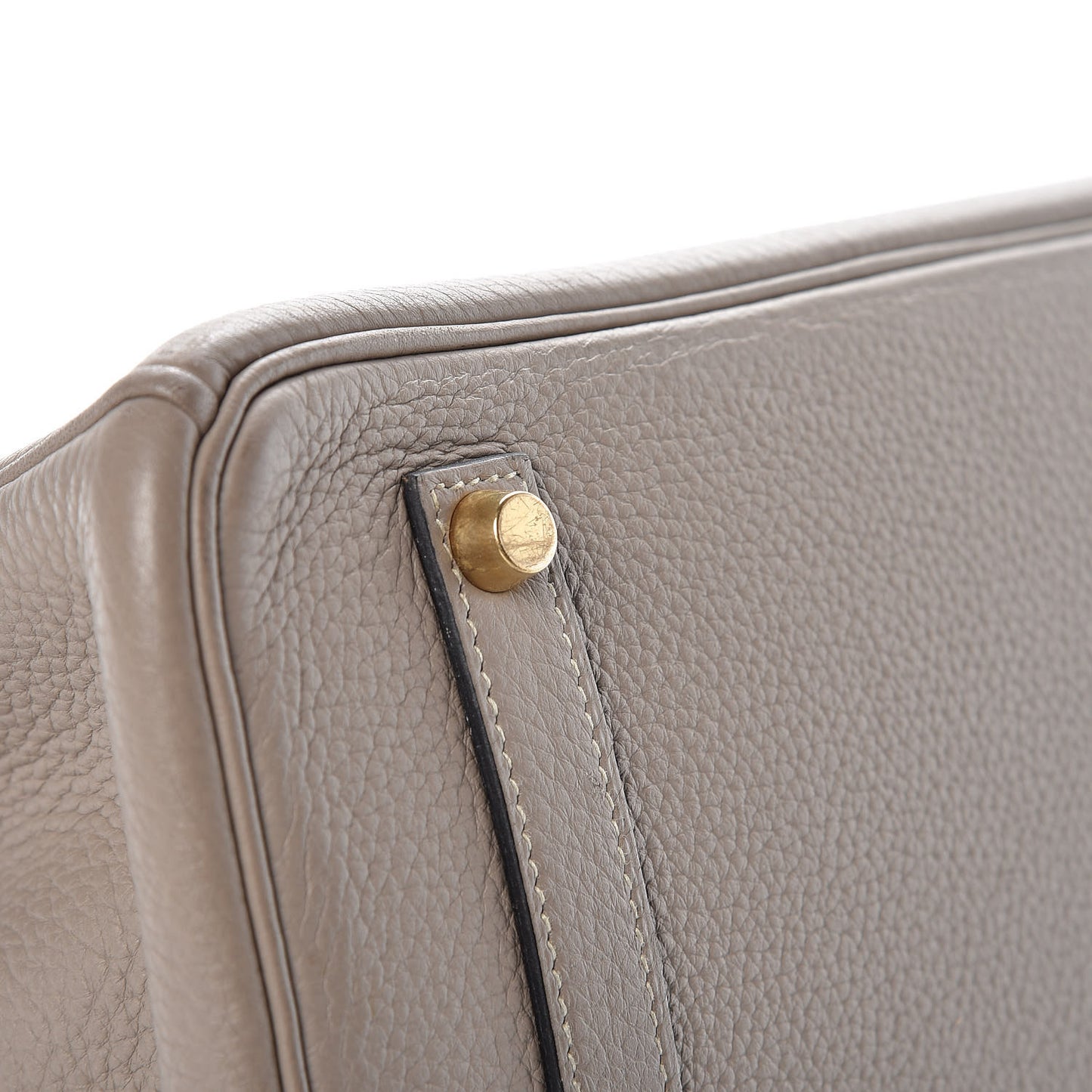 Taurillon Clemence Birkin 35 Gris Tourterelle