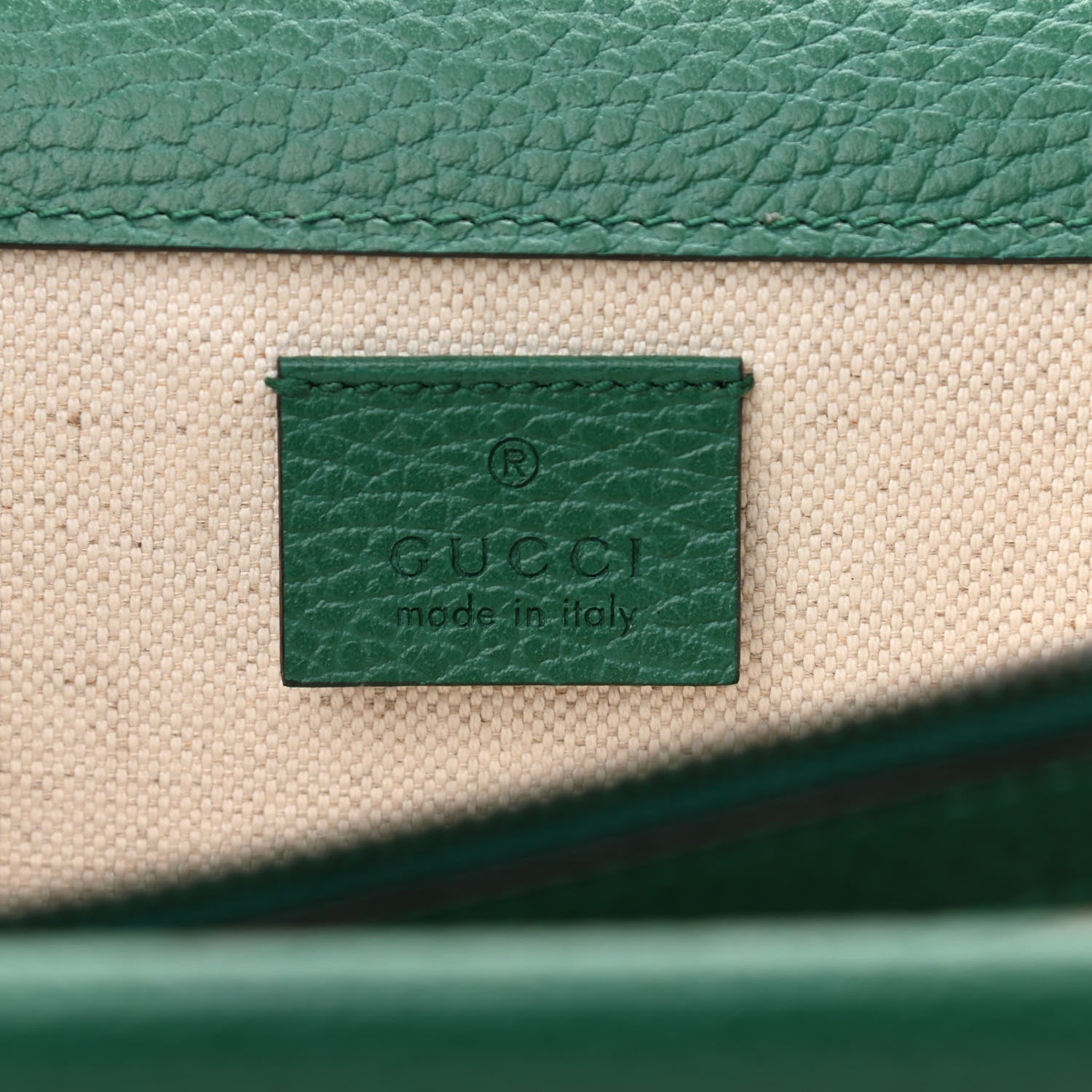 Gucci Pebbled Calfskin Small Dionysus Shoulder Bag Emerald 6 of 11