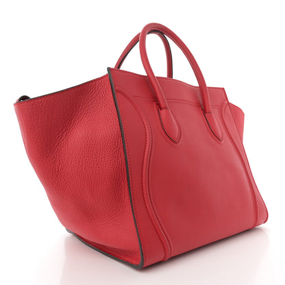 Celine Grained Baby Calfskin Medium Phantom Luggage Vermillion 3 of 11