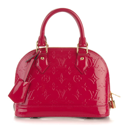 Louis Vuitton Vernis Alma BB Rose Indien 1 of 8