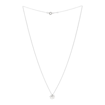 Tiffany Platinum Diamond Paloma Picasso Daisy Pendant Necklace 3 of 4