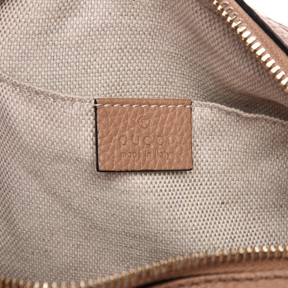 Gucci Pebbled Calfskin Small Soho Disco Bag Rose Beige 6 of 7