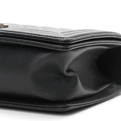Chanel Caviar Quilted Medium Boy Flap Black 10 of 10