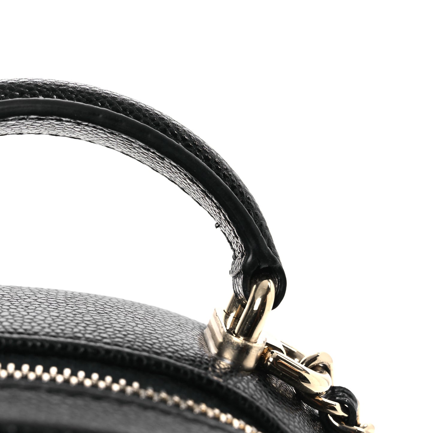 Caviar Quilted CC Mini Classic Backpack Black