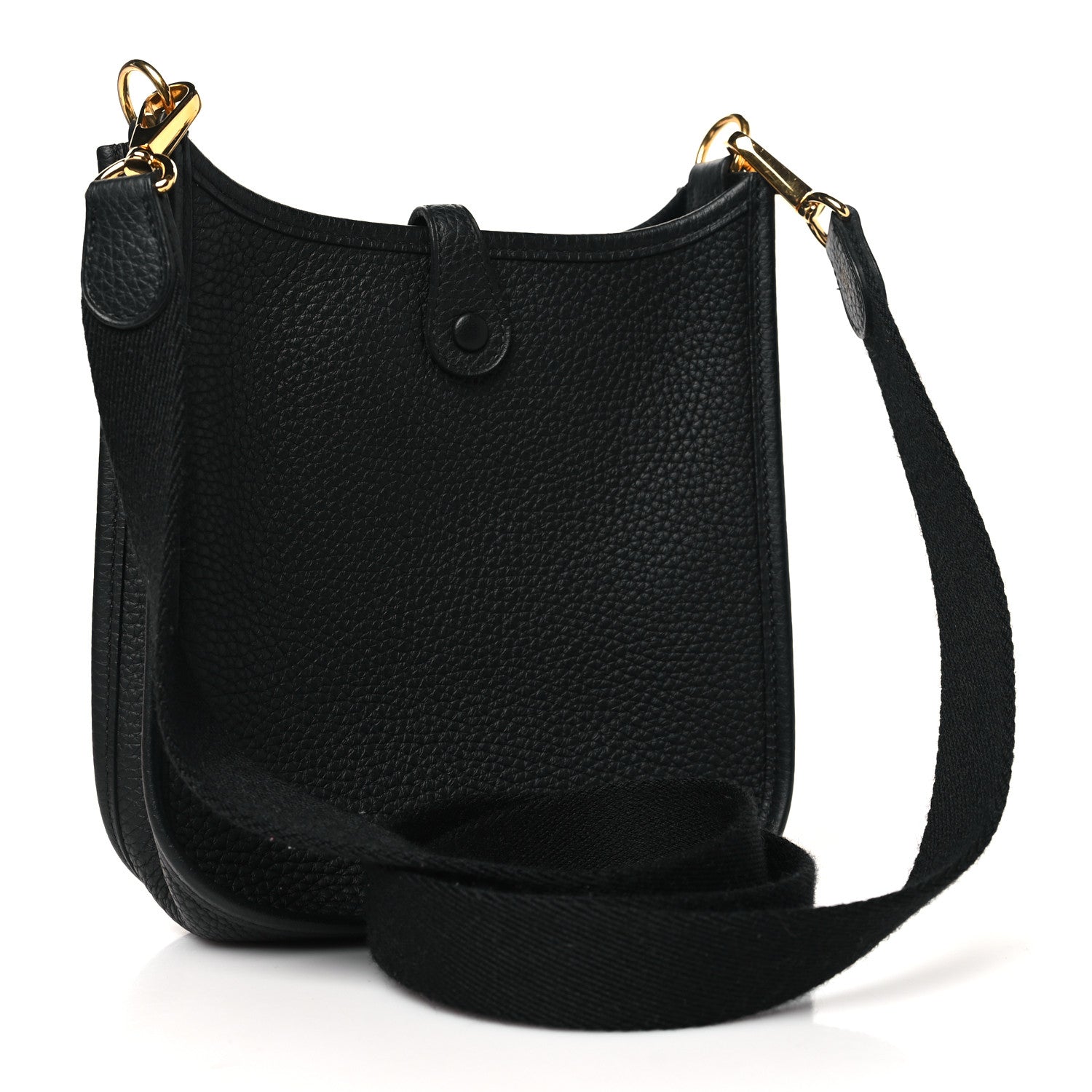 Hermes Taurillon Clemence Evelyne TPM Black 3 of 11
