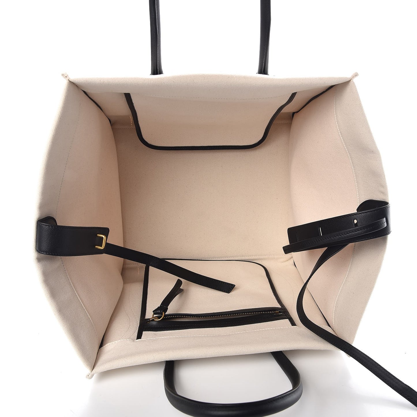 Cotton Canvas Medium Phantom Luggage White