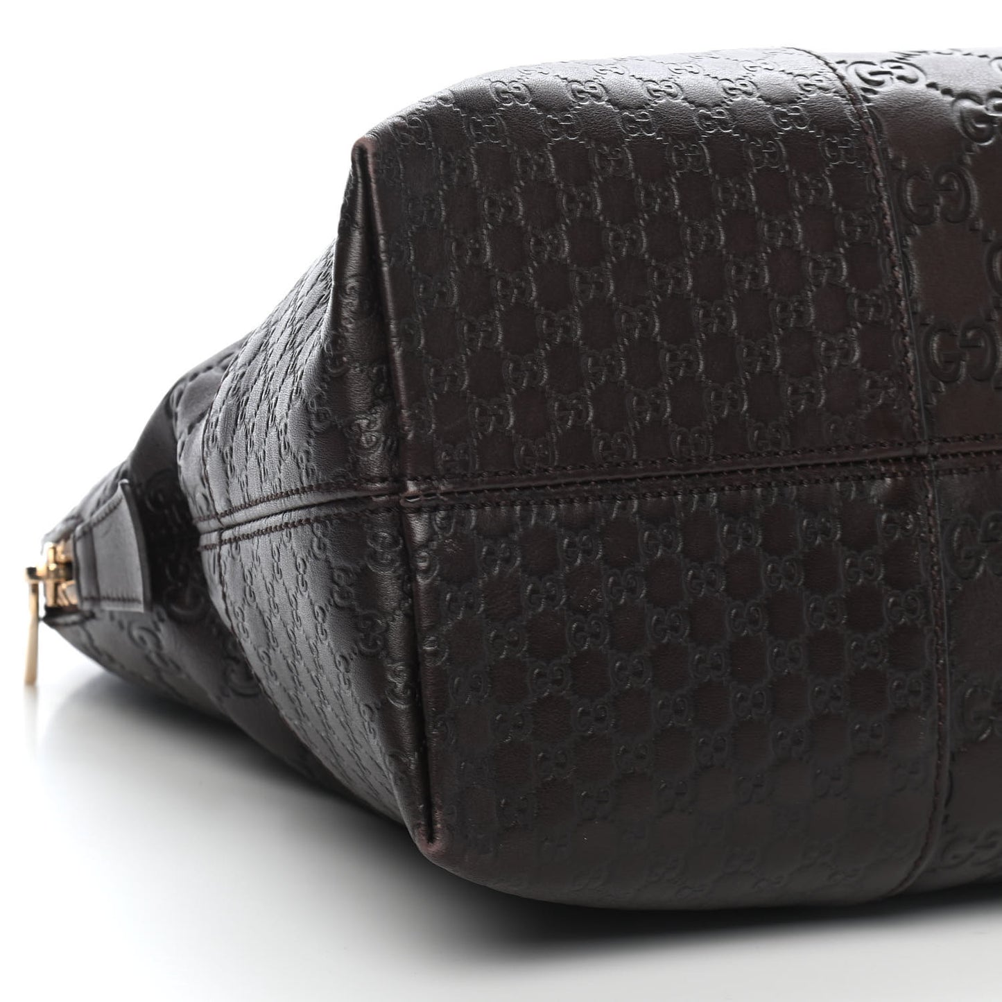 Guccissima Medium Bree Shoulder Bag Chocolate