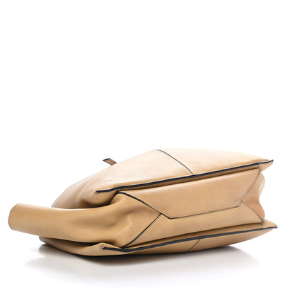 Celine Supple Natural Calfskin Medium Tri-Fold Bag Sand 4 of 19