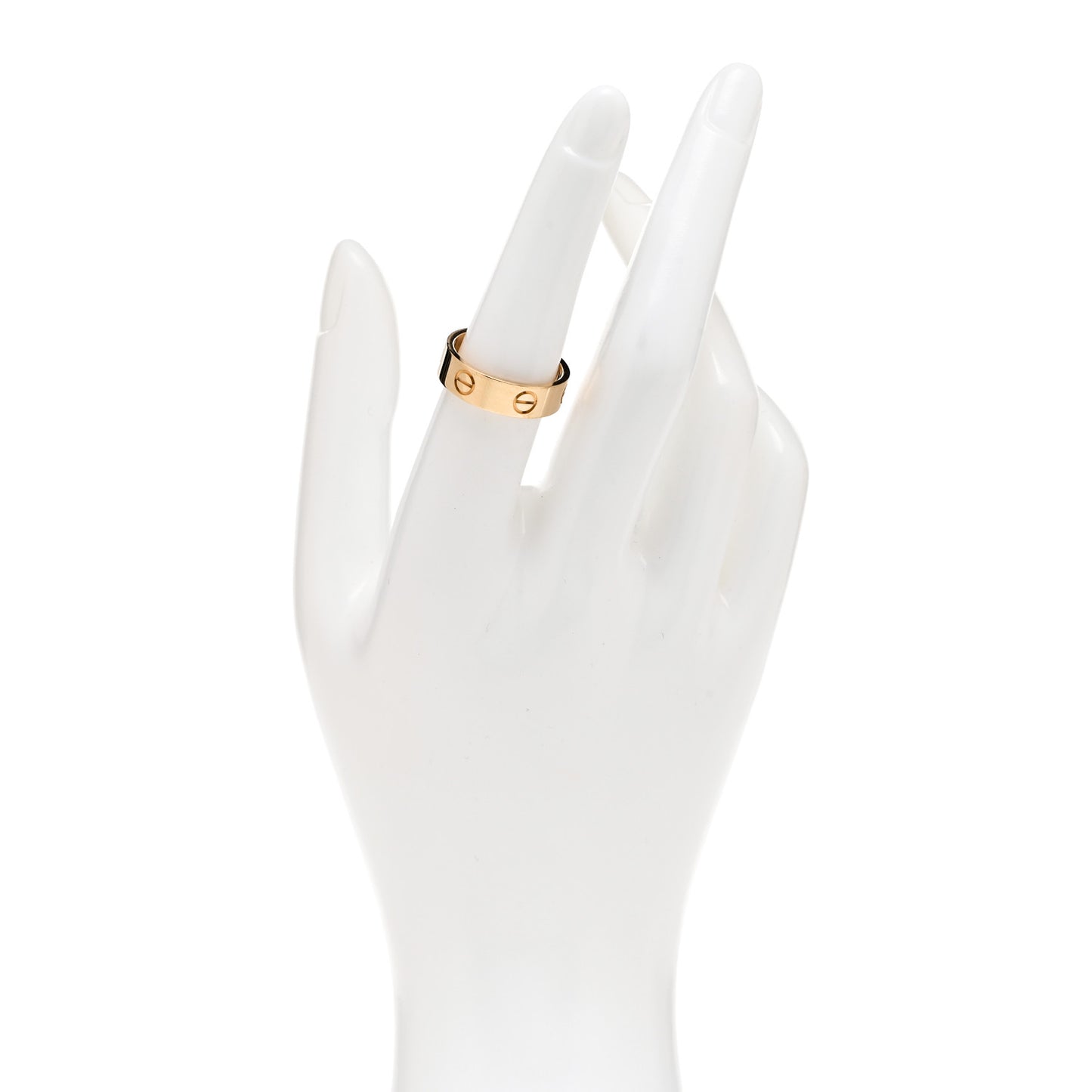 18K Yellow Gold 5.5mm LOVE Ring 54 6.75