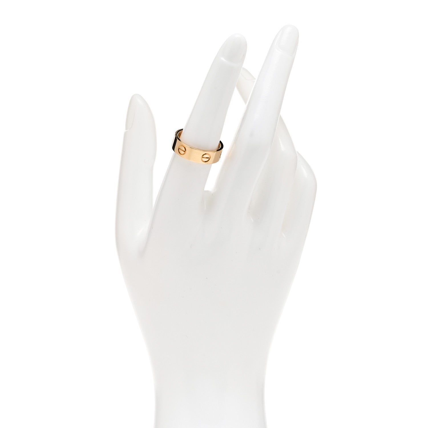 Cartier 18K Yellow Gold 5.5mm LOVE Ring 54 6.75 2 of 5