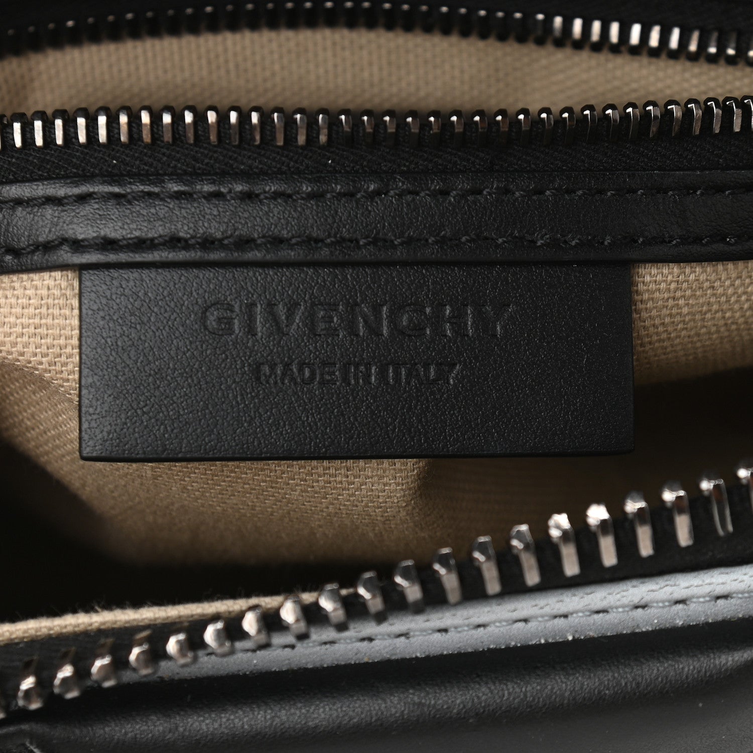 Givenchy Smooth Calfskin Mini Chain Weave Antigona Black 8 of 9