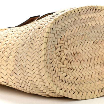 Loewe Raffia Basket Tote Bag Natural Tan 9 of 10