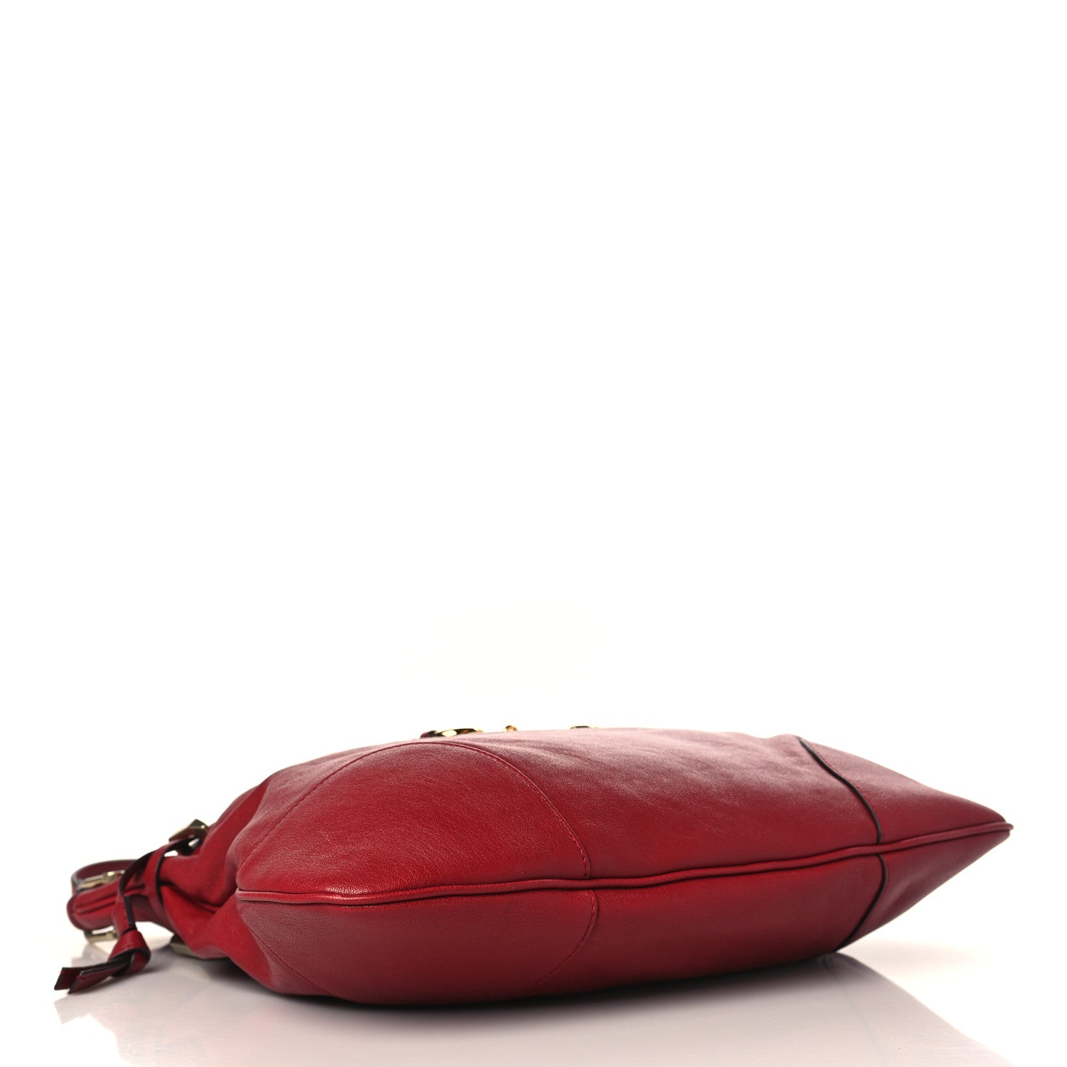 Gucci Sakai Be Green Calfskin Horsebit 1955 Cinch Top Messenger Bag New Cherry Red 4 of 10