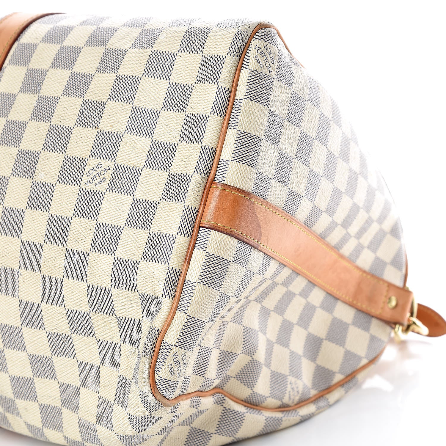 Louis Vuitton Damier Azur Keepall Bandouliere 45 7 of 32