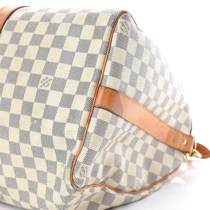 Louis Vuitton Damier Azur Keepall Bandouliere 45 7 of 32