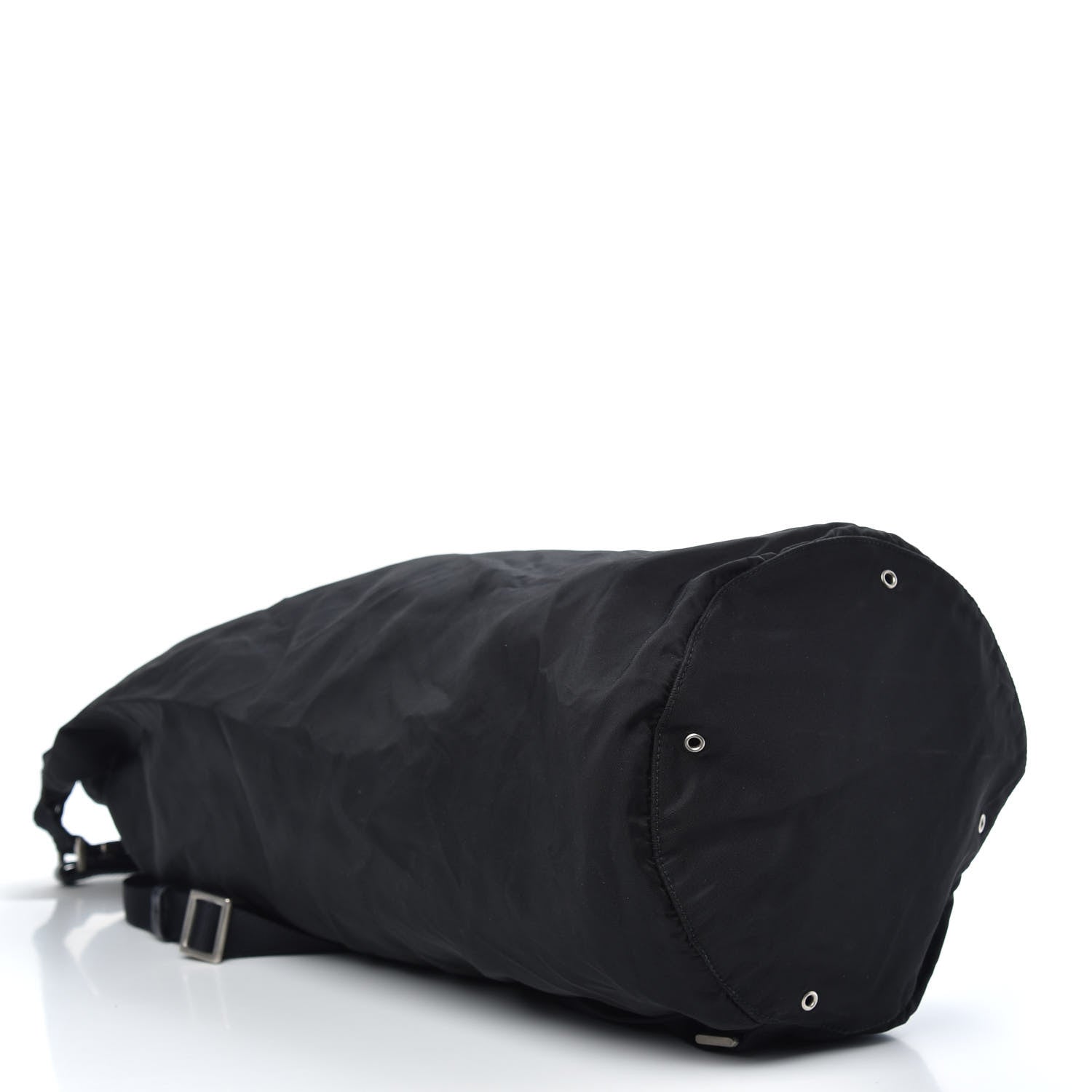 Prada Saffiano Tessuto Nylon Vela Bucket Messenger Black 4 of 8