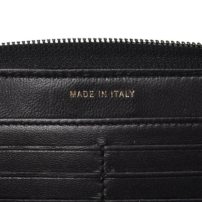Chanel Glazed Calfskin Boy Zip Around Wallet Black 6 of 9