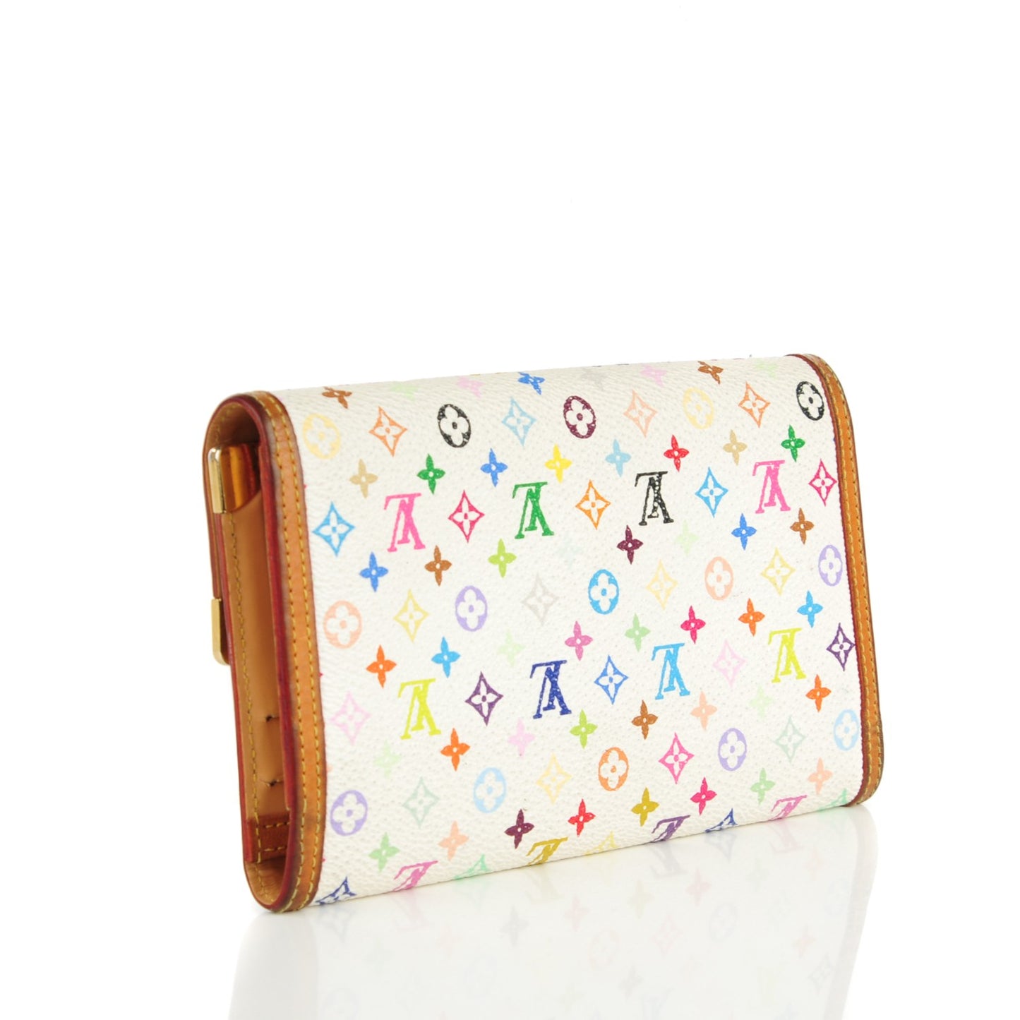 Monogram Multicolor Porte Tresor International Wallet White