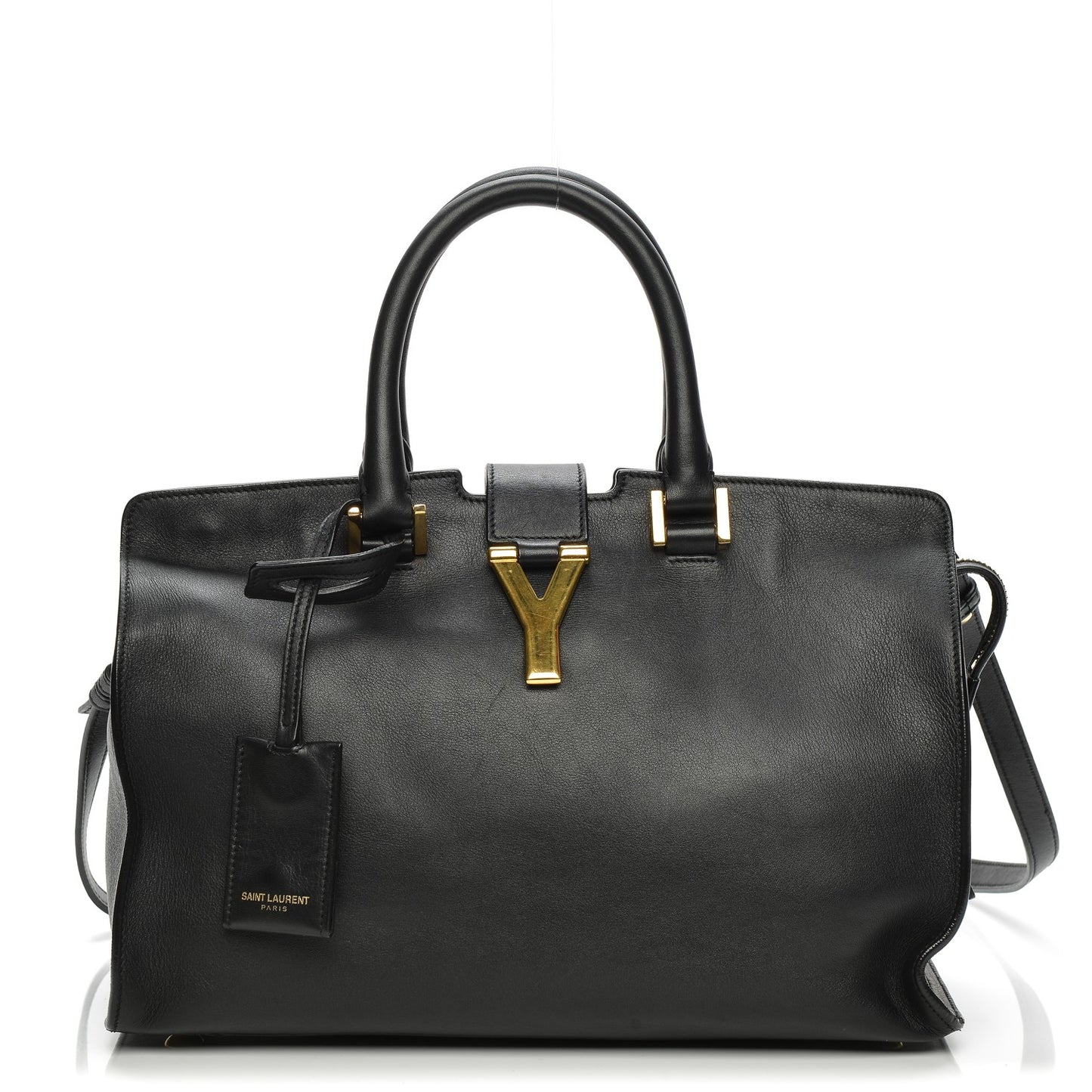 Calfskin Small Classic Y Cabas Black