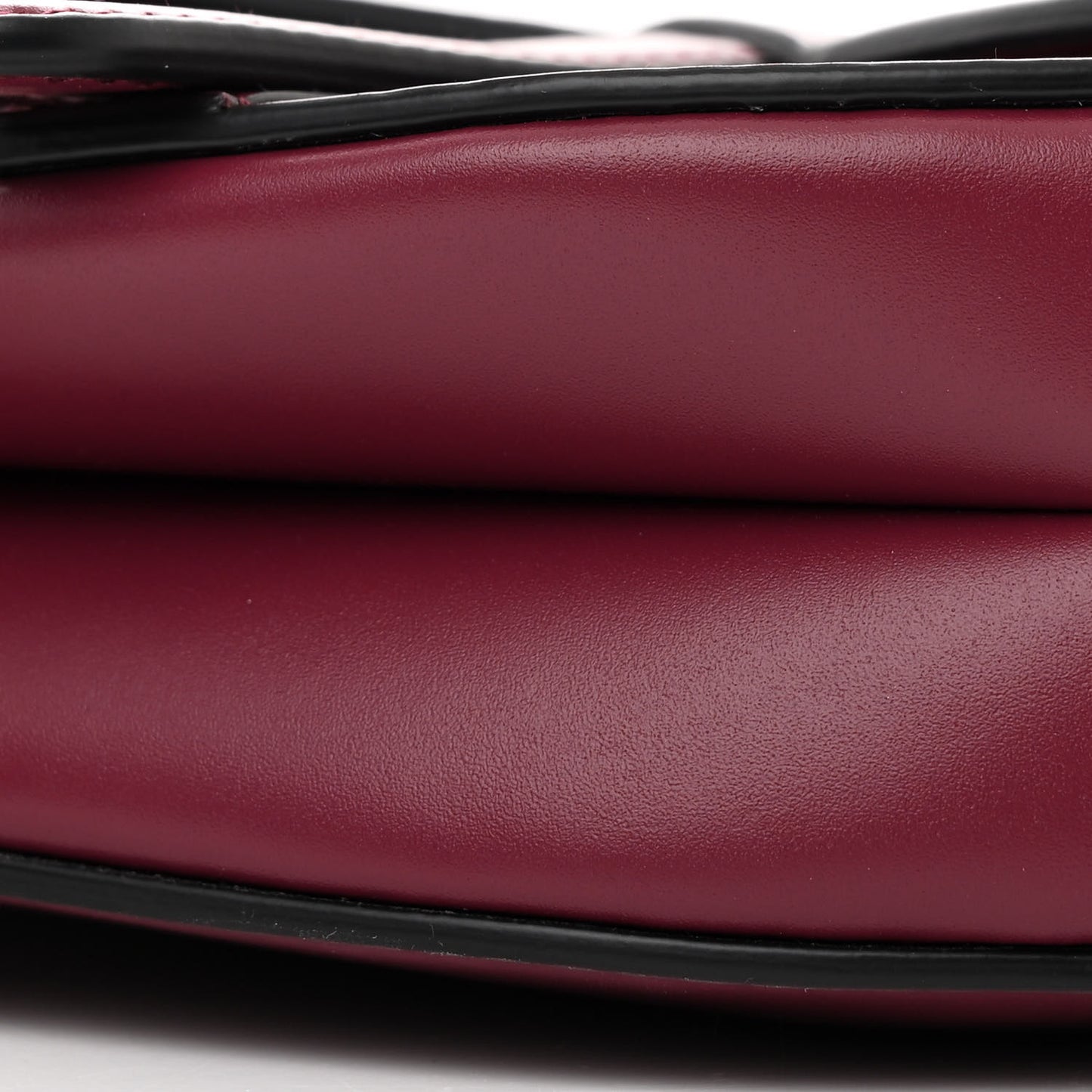 Supple Calfskin Mini Saddle Bag With Strap Purple
