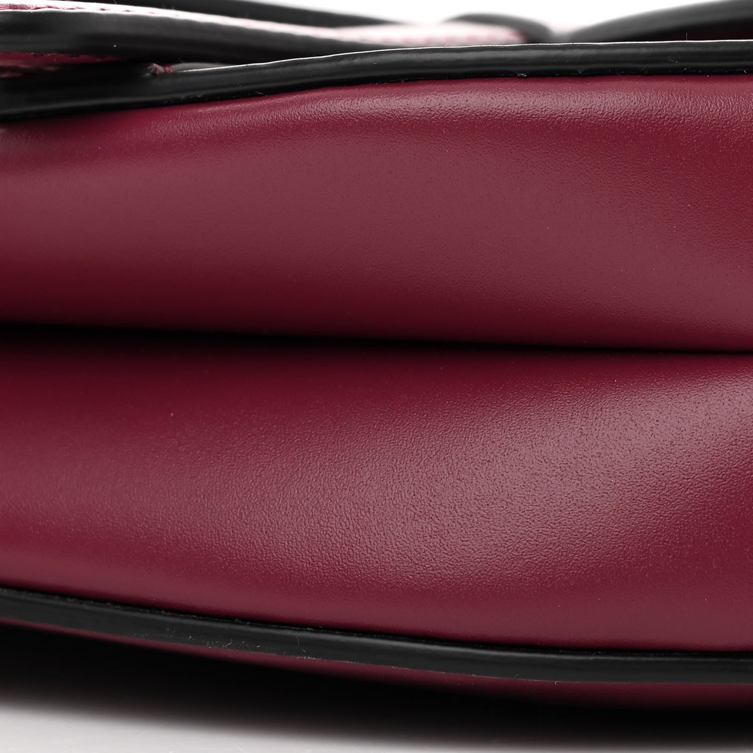 Christian Dior Supple Calfskin Mini Saddle Bag With Strap Purple 10 of 11