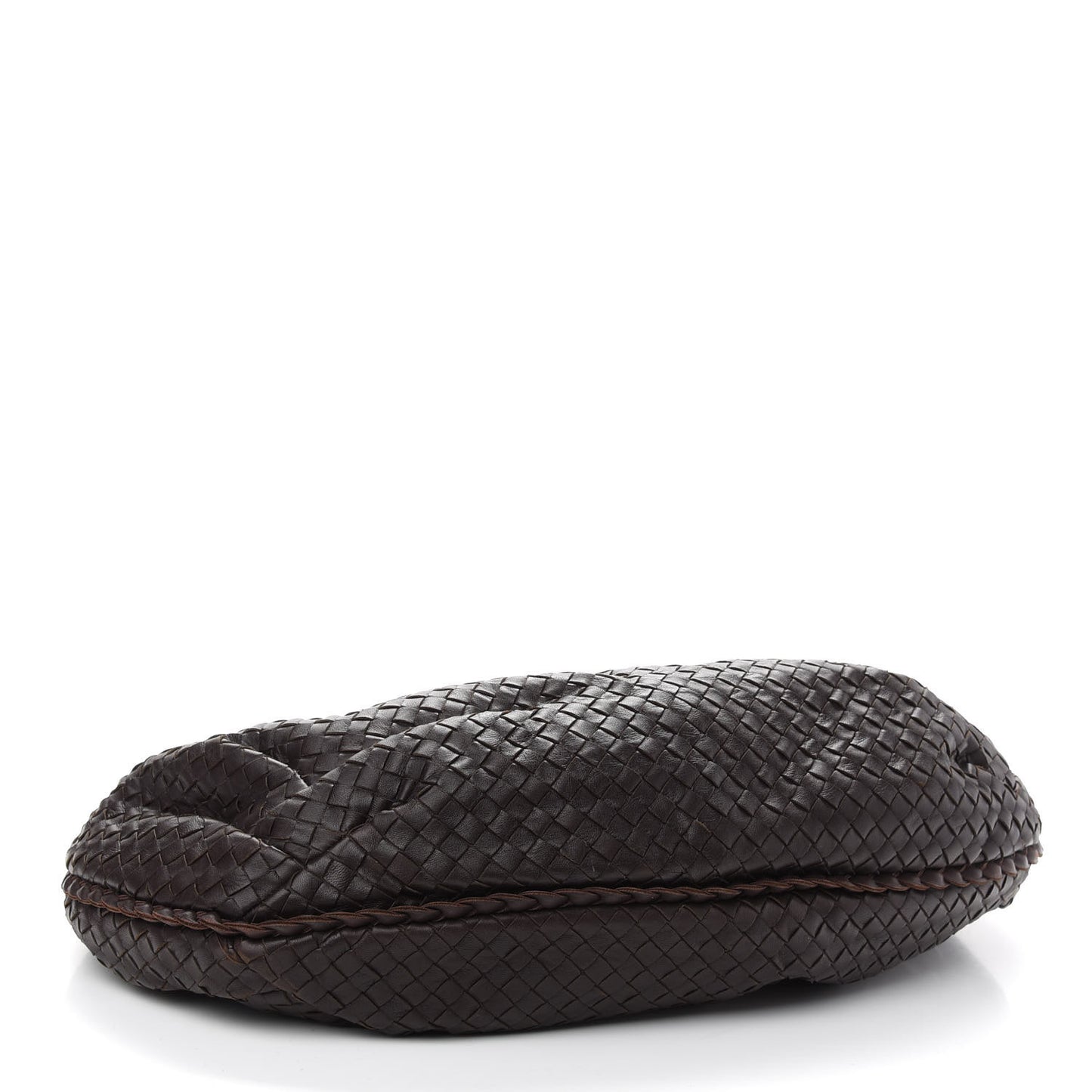 Nappa Intrecciato Large Belly Veneta Hobo Ebano