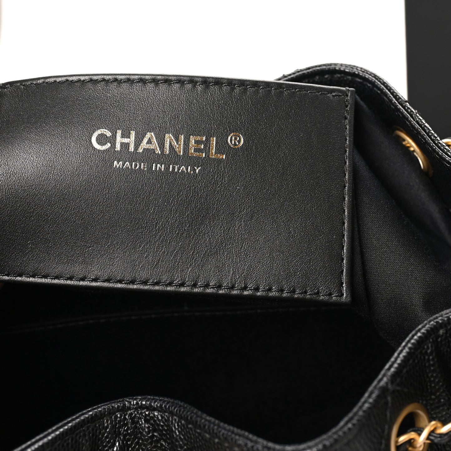Caviar Quilted Small Chanel 25 Handbag Black