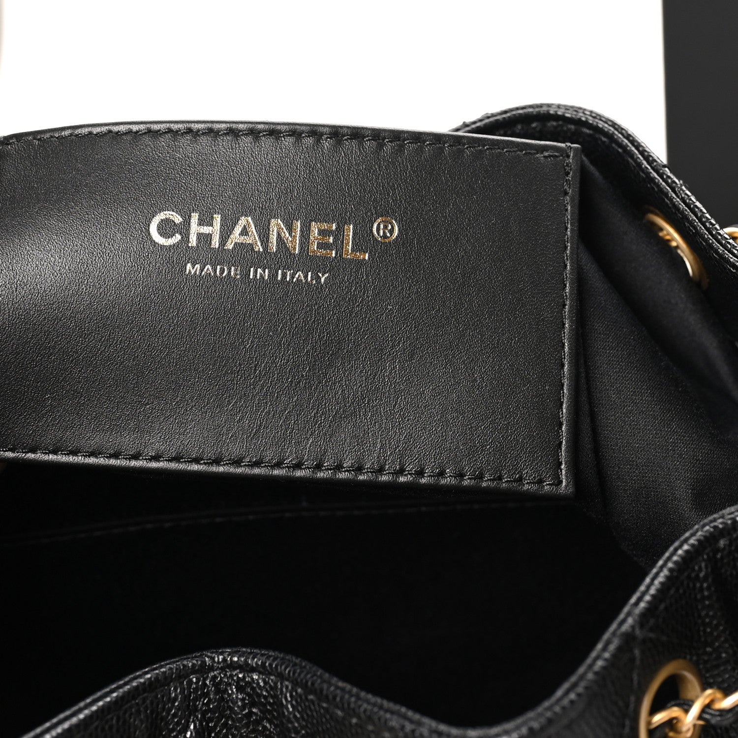 Chanel Caviar Quilted Small Chanel 25 Handbag Black 6 of 11