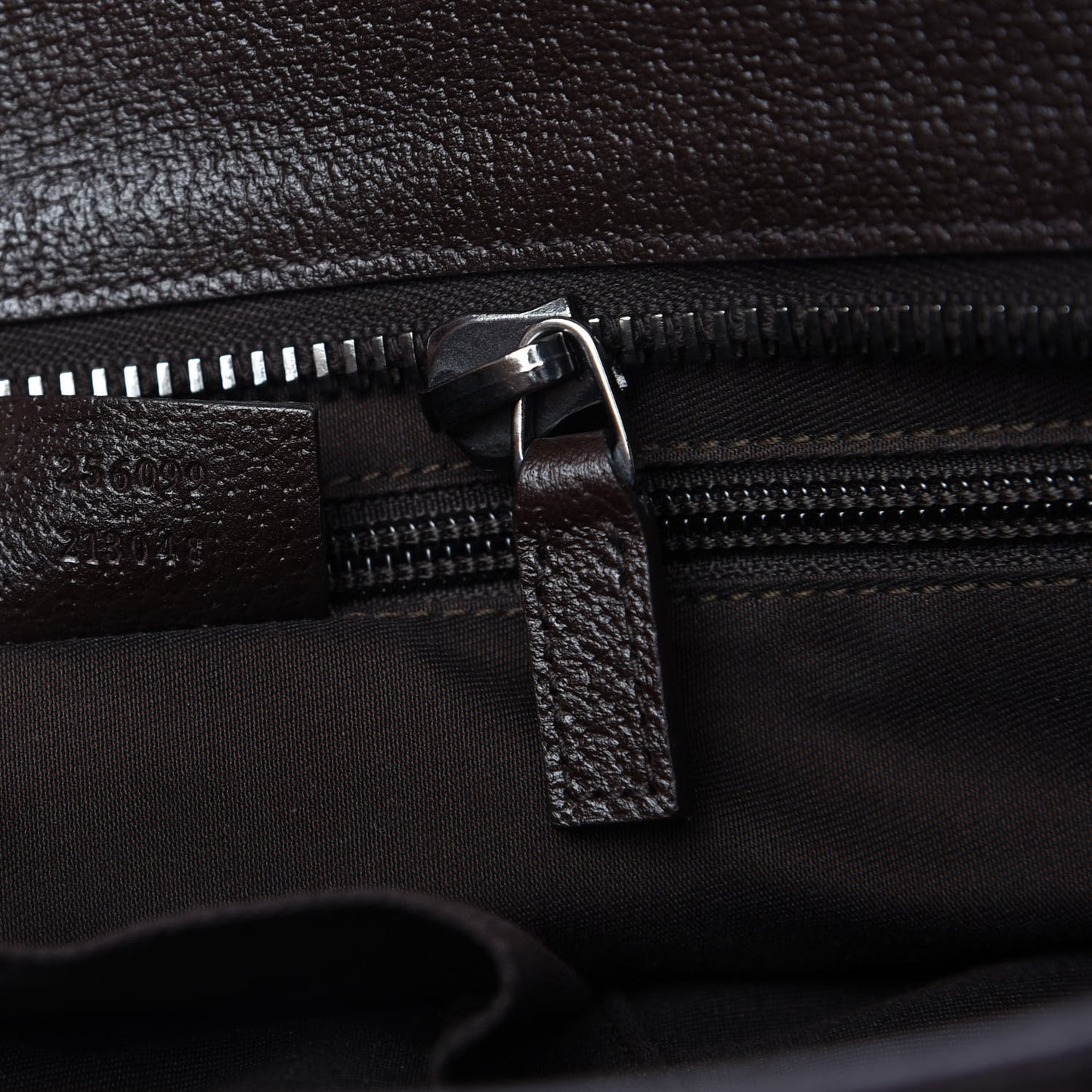 GUCCI GG Monogram Medium Handle Vertical Tote Brown