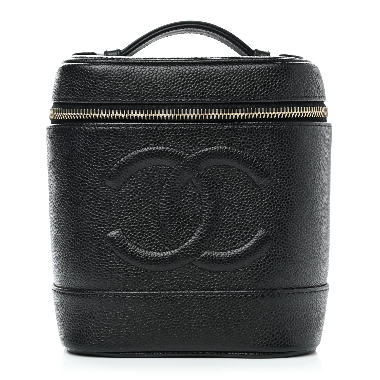 Chanel Caviar Vanity Cosmetic Case Black 1 of 7
