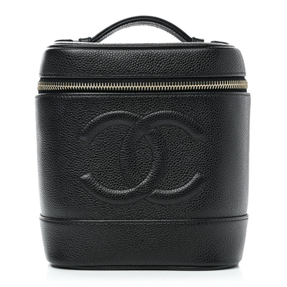 Chanel Caviar Vanity Cosmetic Case Black 1 of 7